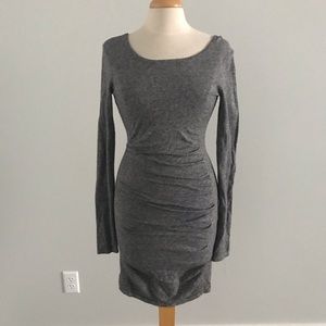 Express long sleeve sweater dress w/fun back! SzXS